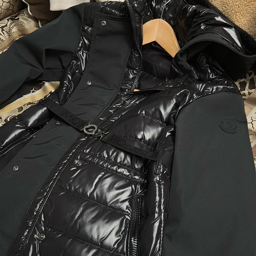 Moncler Long Jacket With Hood